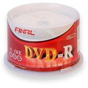 تصویر دی وی دی خام فینال مدل DVD-R بسته 50 عددی 