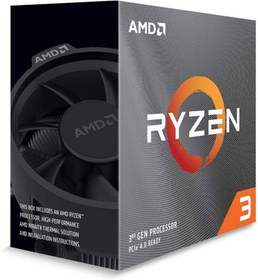 تصویر پردازنده ای ام دی ا CPU AMD Ryzen 3 3100 BOX CPU AMD Ryzen 3 3100 BOX