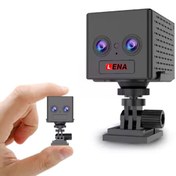 تصویر دوربین بیسیم شارژی کوچک سیمکارتی زوم دار LENA 