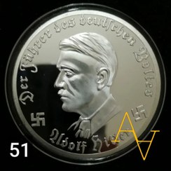 تصویر سکه ی یادبود هیتلر کد : 51 