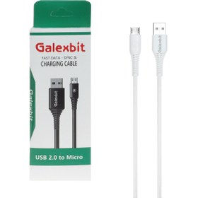 تصویر کابل شارژر اندرویدی برند GALEXBIT ORIGINAL MICRO USBCABLE GALEXBIT