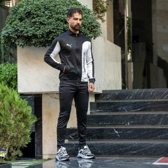 تصویر ست سوئیشرت شلوار مردانه مدل MotorSport رنگ مشکی 