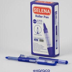 تصویر روان‌نویس آبی سلنا مدل کلاسیک نوک 0.7 میلی‌متری 