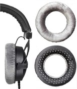 تصویر V-MOTA Earpads + Tuning Cotton Compatible with Beyerdynamic DT990 / DT880 / DT770 PRO / DT1770 / DT1990 HeadphonesReplacement Cushions Repair Parts (Grey) - ارسال 15 الی 20 روز کاری 