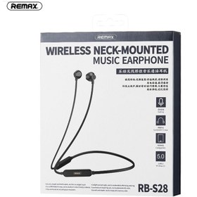 تصویر Remax Wireless Neck-Mounted Music Earphone Black 