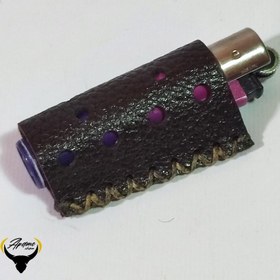 تصویر دورفندکی چرم طبیعی کد 151 Lighter