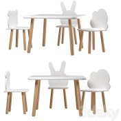 تصویر دانلود ست میز و صندلی کودک 