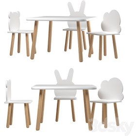 تصویر دانلود ست میز و صندلی کودک 