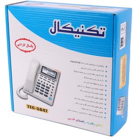 تصویر گوشی تلفن تکنیکال مدل TEC-5847 ا Technical TEC-5847 Phone Technical TEC-5847 Phone