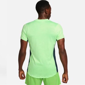 تصویر تی شرت تنیس مردانه نایک NikeCourt Dri-FIT Advantage- سبز روشن 