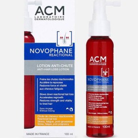 تصویر NOVOPHANE REACTIONAL ANTI-HAIR LOSS LOTION ACM لوسیون ضدریزش مو نووفن ای‌سی‌ام فرانسه 