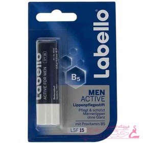 تصویر بالم لب مردانه لبلو اکتیو Labello Men Active Lip Care 