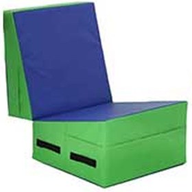 تصویر باکس شیبدار تاشو ژیمناستیک Folding gymnastic inclined box