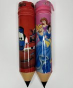 تصویر جامدادی فانتزی طرح مداد قرمز 