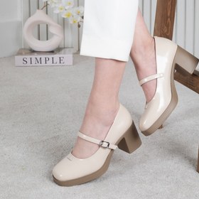 تصویر کفش پاشنه عروسکی YUNAI 183 