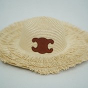 تصویر کلاه حصیری کرم سلین celine 