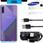 تصویر کابل شارژ USB-C سامسونگ A50s Cable Charger For Samsung Galaxy A50s