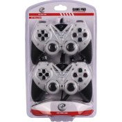 تصویر دسته بازی دوبل شوک XP-Product XP-MX217M - سفید مدل xp-216 Double shock game console XP-Product XP-MX217M