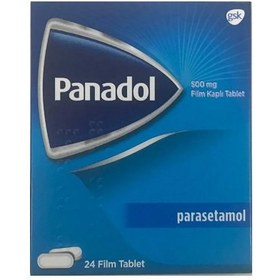 تصویر پانادول پاراستامول۲۴تایی panadol parasetamol 