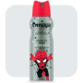تصویر اسپری کودک مایا مدل اسپایدرمن حجم ۱۳۰ میلی لیتر 