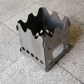 تصویر آتشدان سفری مدل قلعه 