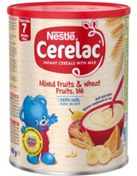 تصویر سرلاک میکس میوه گندم نستله 400 گرم nestle cerelac mixed fruits and wheat 400 g