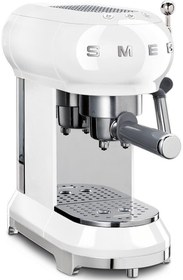 تصویر اسپرسو ساز اسمگ مدل ECF01 سفید ا Smeg ECF01 espresso maker Smeg ECF01 espresso maker