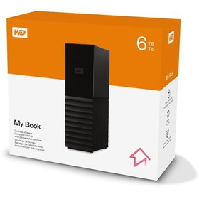 تصویر هارد اکسترنال وسترن دیجیتال Western Digital My Book ظرفیت 6 ترابایت (استوک) 