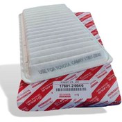 تصویر فیلتر هوای تویوتا کمری 2006-2005 و لکسوس ES کد 20040 با بسته بندی جنیون ATUM 