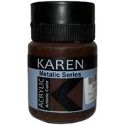 تصویر اکریلیک کهنه کاری 250 گرمی کارن رنگ قهوه ای 