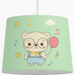 تصویر لوستر سقفی کودکانه طرح خرس موزیکال 