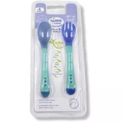 تصویر قاشق و چنگال حساس به حرارت U204 وی کر weecare 