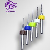 تصویر ست 5 عددی مته سوراخ کاری کارباید سایز 0.5 تا 0.9 میلیمتر 