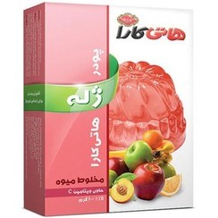 تصویر پودر ژله 100 گرم مخلوط میوه هاتی کارا 