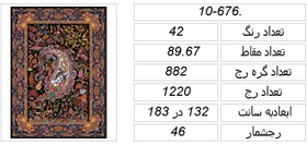 تصویر نقشه سنتی قالی،s10-676 