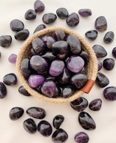 تصویر سنگ تامبل آمیتیست 