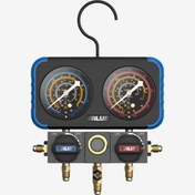 تصویر گیج منیفولد دوقلو ولیو مدل VRM2-B-0401 