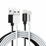 تصویر کابل تبدیل USB به لایتنینگ ADATA طول 1 متر ا ADATA USB to Lightning Cable 1m ADATA USB to Lightning Cable 1m