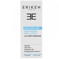 تصویر لوسیون مرطوب کننده بدن اریکه 200 میلی لیتر Erikeh Moisture Care Lotion 200 Ml