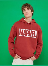 تصویر سویشرت مارول با مجوز و چاپ شده برند Koton Marvel Sweatshirt Licensed Printed