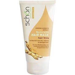 تصویر ماسک مو کراتین و جینسینگ ا Schon Keratin And Ginseng Hair Mask 150ml Schon Keratin And Ginseng Hair Mask 150ml