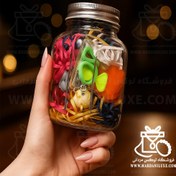 تصویر جار شیشه ای اکسسوری 