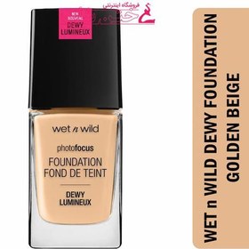 تصویر کرمپودر مخصوص پوست معمولی تا خشک وت اند وایلد مدل Photofocus DEWY کد 524 WET & WILD PHOTOFOCUS DEWY LUMINEUX FOUNDATION-524