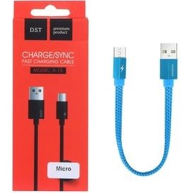 تصویر کابل شارژ 20 سانتی پاوربانک اندروید مدل X-15 