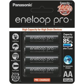 تصویر باتری قلمی قابل شارژ پاناسونیک مدل Eneloop Pro 