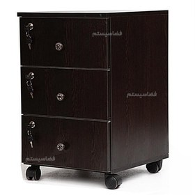 تصویر فایل اداری 3 کشو ساده کد 580 