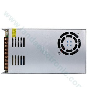 تصویر منبع تغذیه سوئیچینگ فن دار 24 ولت 15 Edisun brand 24V 15A fan switching power supply