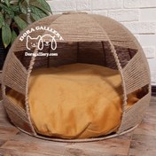 تصویر جای خواب سگ و گربه مدل دارچین دلباز دنج 