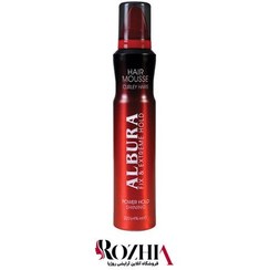 تصویر موس حالت دهنده مو آلبورا حجم ۲۲۰ میلی لیتر مناسب موهای فر 