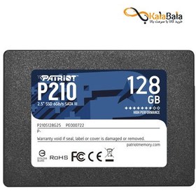 تصویر هارد اینترنال پتریوت مدل P210 • با ظرفیت 128GB 